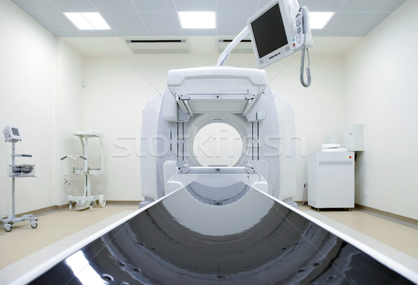 Mri tarayıcı hastane modern iyi teknoloji Stok fotoğraf © vilevi