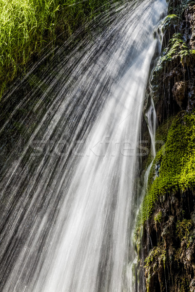 Em movimento cachoeira movimento turva água queda Foto stock © vilevi