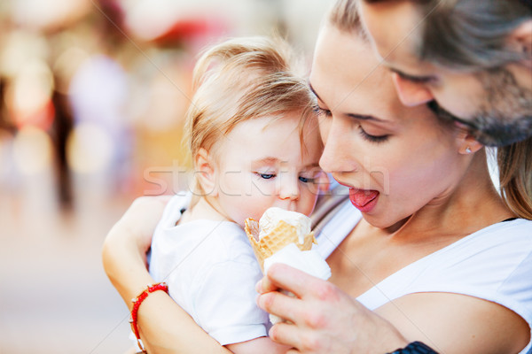 Ice cream baby Stock photo © vilevi