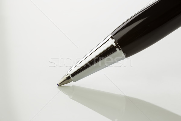 Close up ballpoint pen with shadow  Stock photo © vinnstock