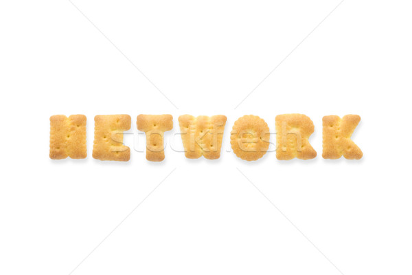 The Letter Word NETWORK. Alphabet  Cookie Cracker Stock photo © vinnstock