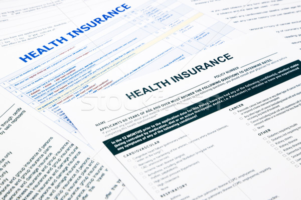 health insurance form Stock photo © vinnstock