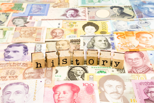 history wording, business and education concept Stock photo © vinnstock