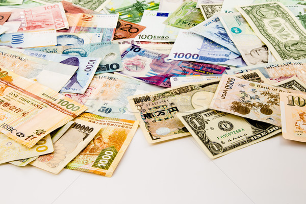 Valuta papiergeld papier bancaire financieren geld Stockfoto © vinnstock
