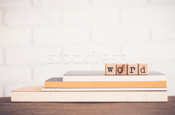 The Word letters and copy space background. Stock photo © vinnstock