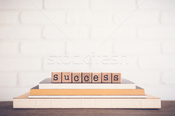Palavra sucesso alfabeto Foto stock © vinnstock