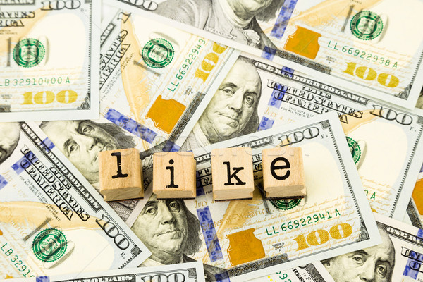 like wording on money dollar banknotes Stock photo © vinnstock