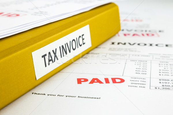 Affaires réception impôt facture documents [[stock_photo]] © vinnstock