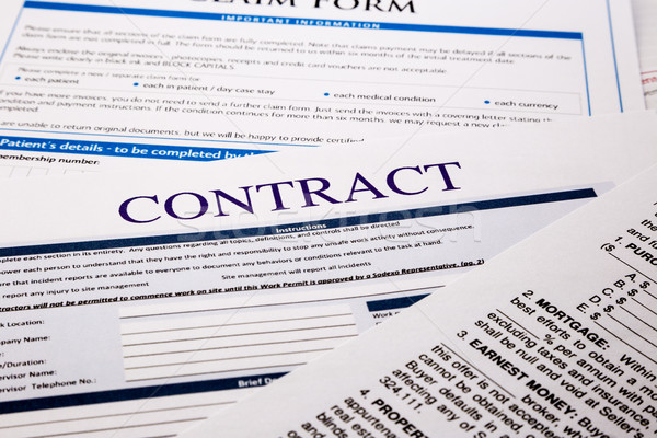 contract form Stock photo © vinnstock