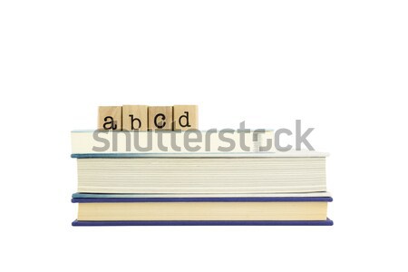 idea wording and books Stock photo © vinnstock