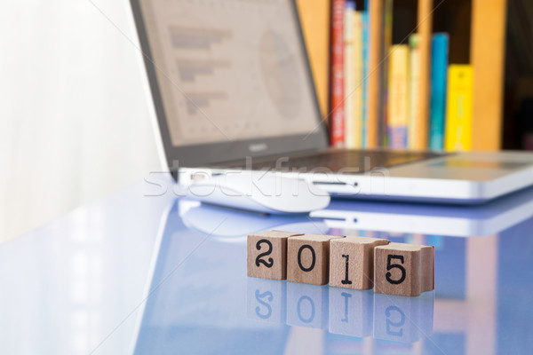 2015 New year goals for work  Stock photo © vinnstock