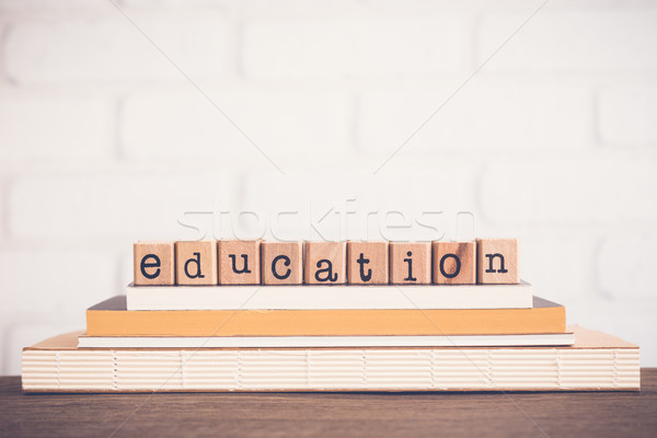 The word Education and blank space background. Stock photo © vinnstock