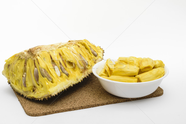 Cut jackfruit and pods Stock photo © vinodpillai