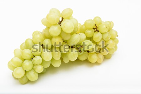 Blanco uvas orgánico frutas estudio frescos Foto stock © vinodpillai