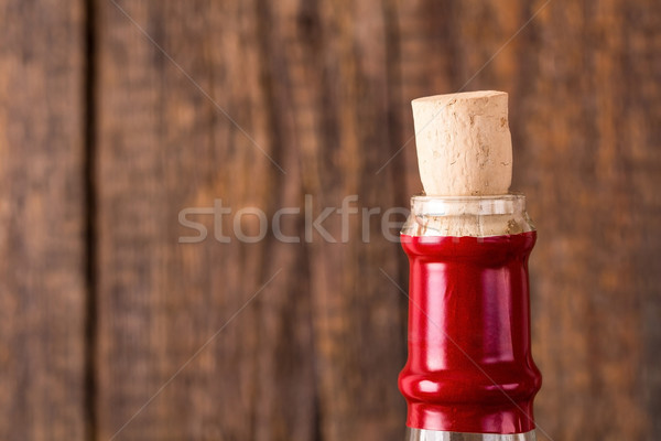 Wine bottle and cork Stock photo © viperfzk