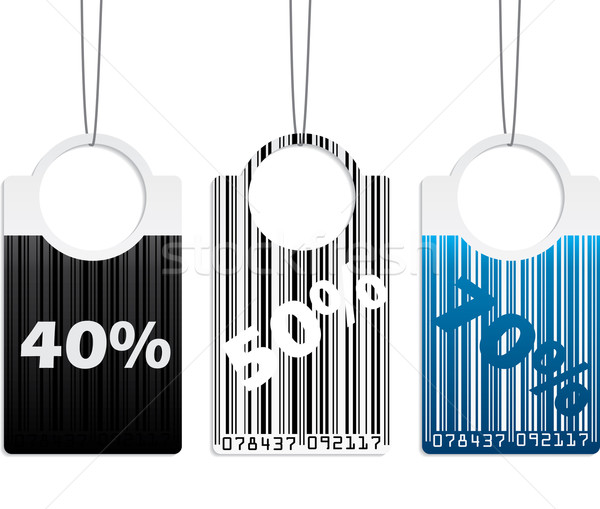 Bar coded label set Stock photo © vipervxw