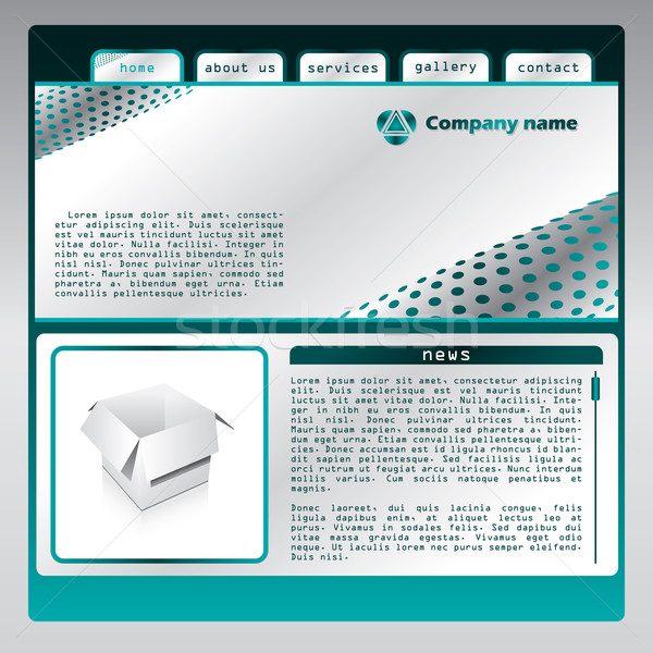 Web template 5  Stock photo © vipervxw