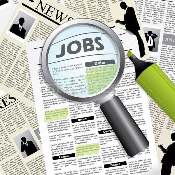 Seeking for a job Stock photo © vipervxw