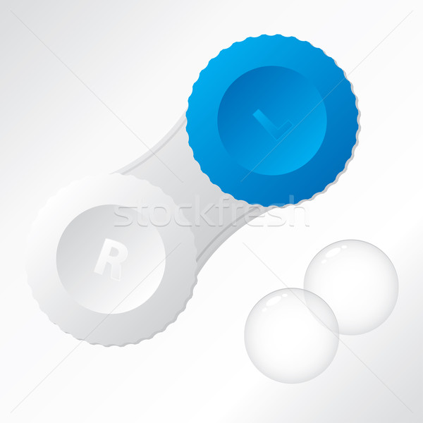 Contact lenses with container Stock photo © vipervxw