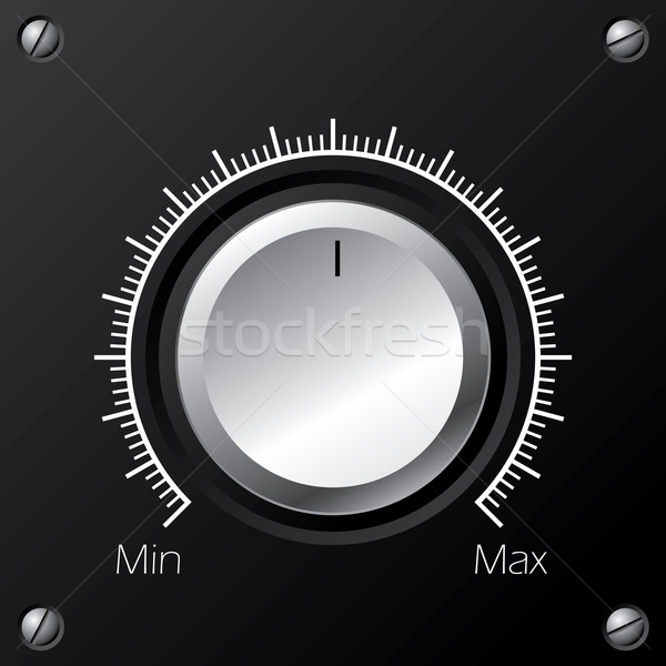 Volume knob with calibration Stock photo © vipervxw