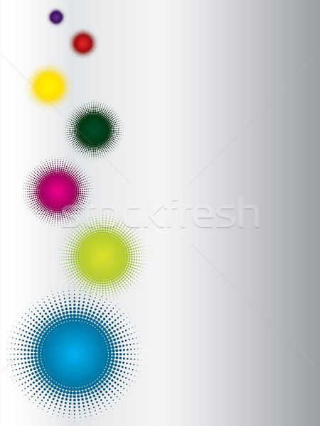 Colorful halftone background Stock photo © vipervxw