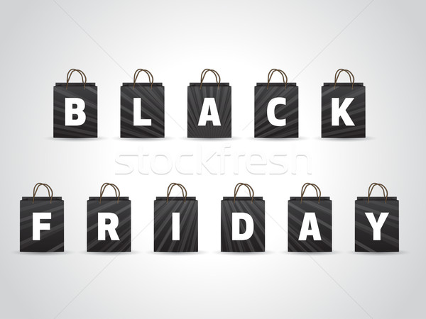 [[stock_photo]]: Black · friday · noir · publicité · papier · boîte