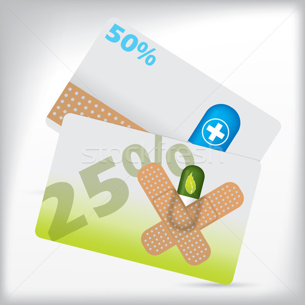 Pharmacy gift card designs Stock photo © vipervxw