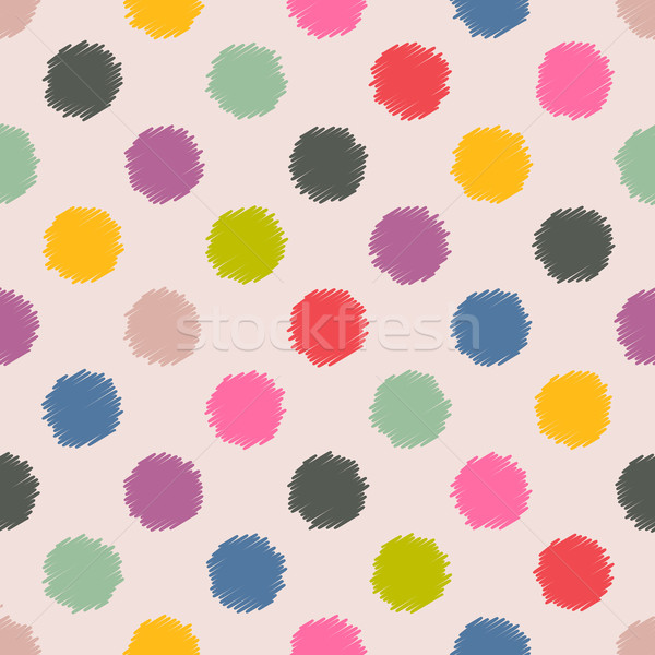 Scribbled spots color pattern background Stock photo © vipervxw