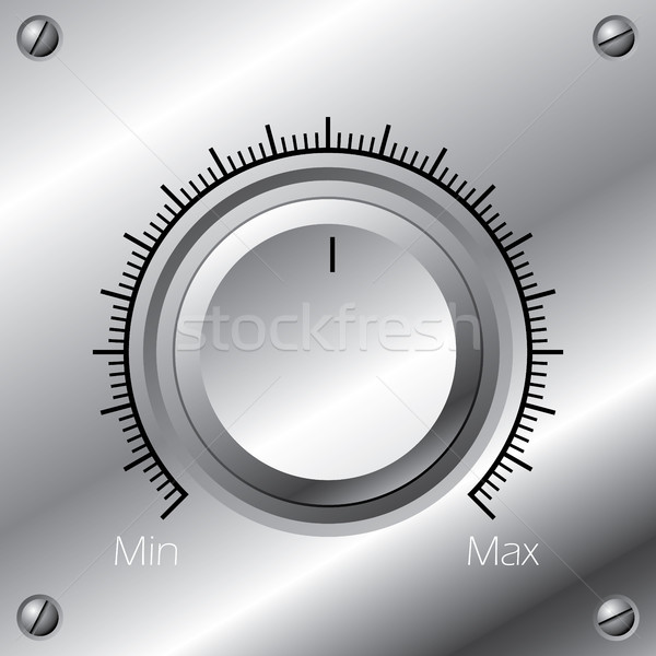 Volume knob with calibration Stock photo © vipervxw