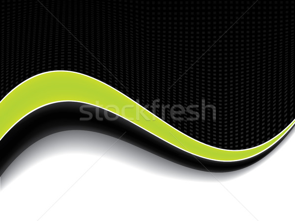 Abstract green wave background design Stock photo © vipervxw