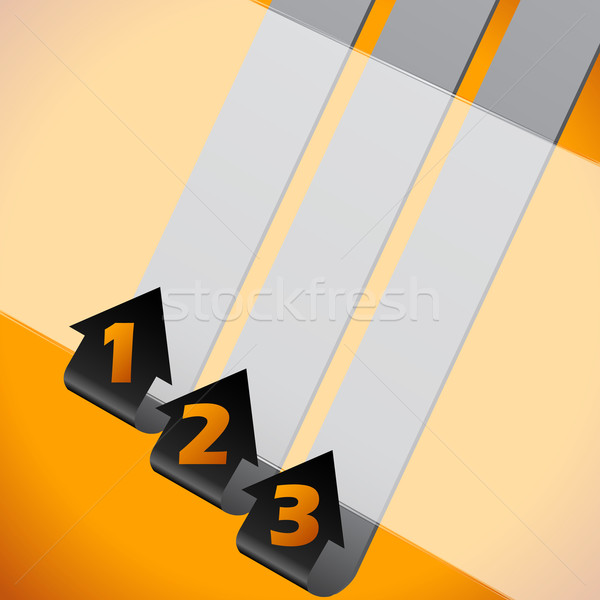 Infographic background with numbered options Stock photo © vipervxw