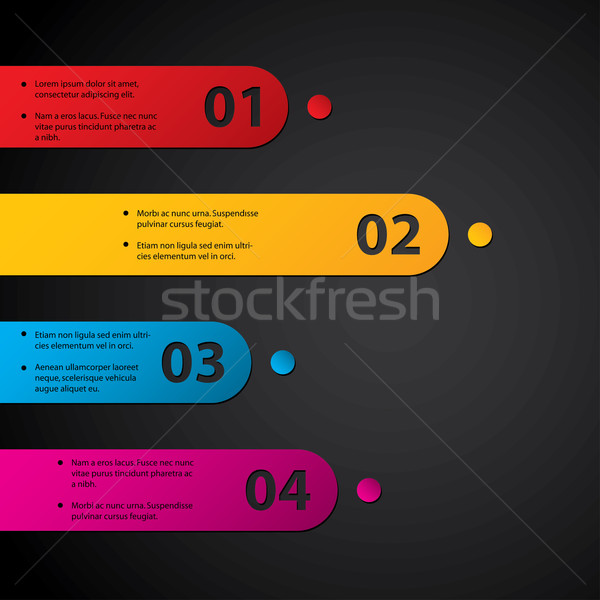 Color labels with grades Stock photo © vipervxw