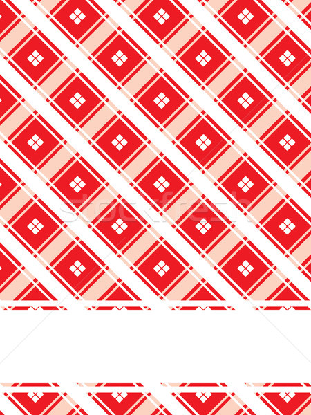 Stock photo: Textured red background with quad dots