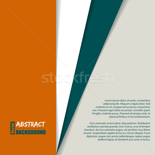 Striped brochure with place for text Stock photo © vipervxw