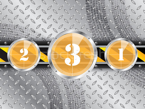 Industriellen Countdown Timer abstrakten Reifen Länge Stock foto © vipervxw
