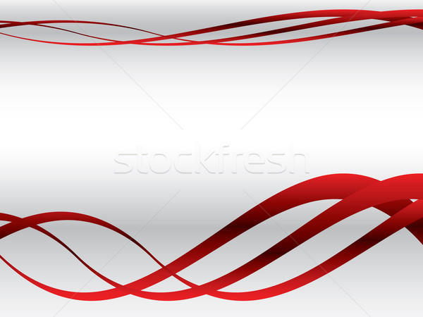 Red wave lines  Stock photo © vipervxw