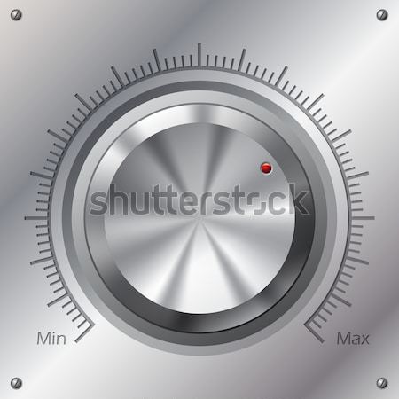 Volume knob with min max levels Stock photo © vipervxw