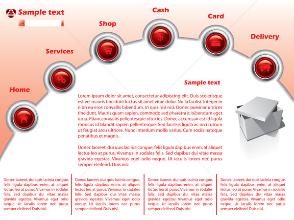 Web template 15  Stock photo © vipervxw