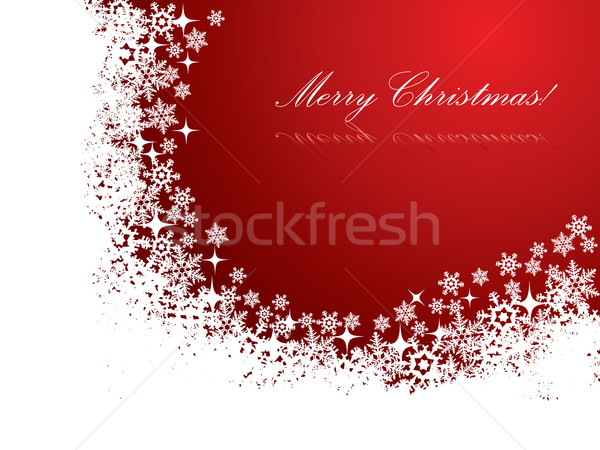 Red christmas card  Stock photo © vipervxw