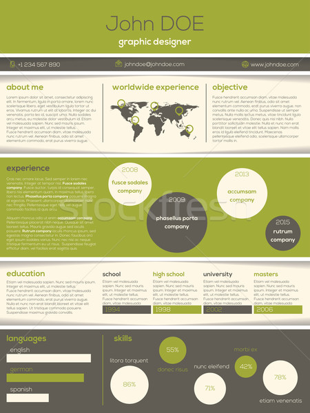 Modern cv serin grafik dizayn Stok fotoğraf © vipervxw