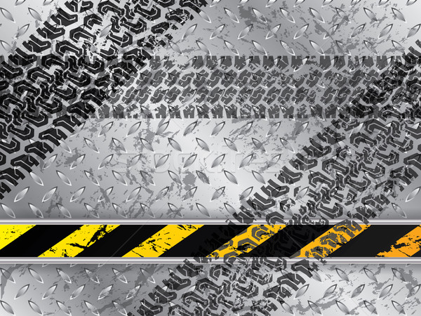 Abstract background with tire tracks Stock photo © vipervxw