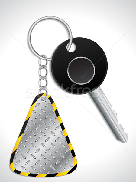 Key with metallic keyholder Stock photo © vipervxw
