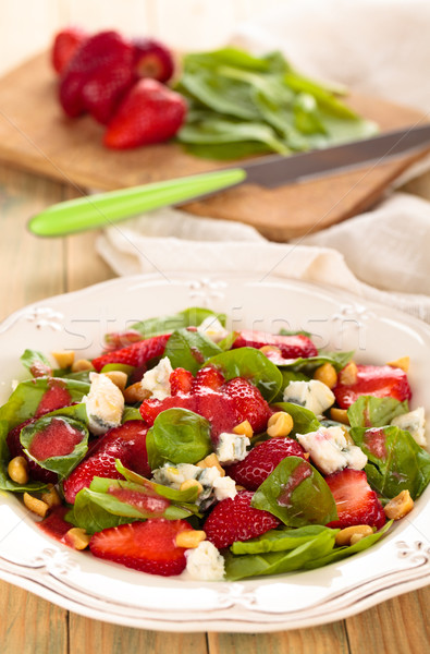 Spinach salad. Stock photo © Vitalina_Rybakova