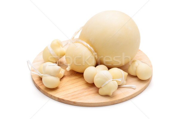 Italiaans kaas gedroogd mozzarella geïsoleerd Stockfoto © Vitalina_Rybakova