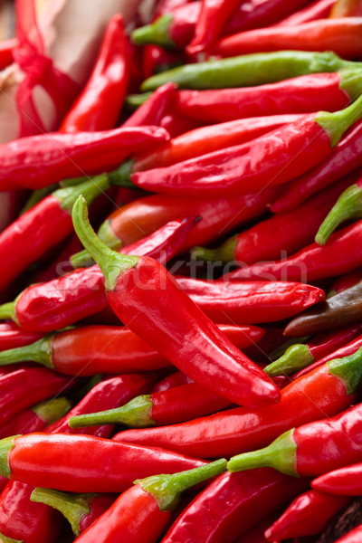 Red chili peppers. Stock photo © Vitalina_Rybakova