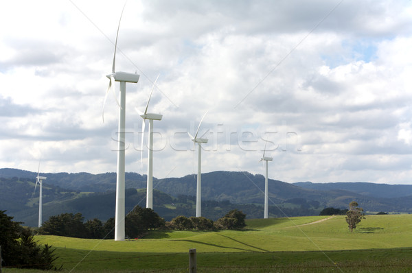 Eletricidade poder céu natureza industrial Foto stock © Vividrange