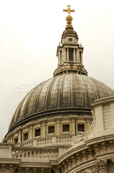 Stok fotoğraf: Londra · katedral · gökyüzü · Bina · çapraz · ay