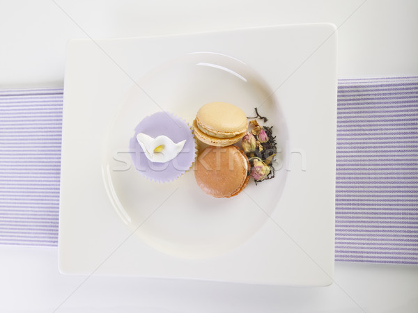 ケーキ 甘い 高級 砂糖 紫色 ロマンチックな ストックフォト © Vividrange