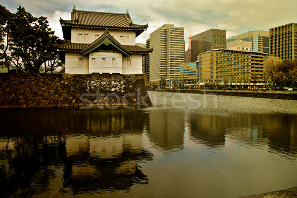 Tokyo palat oraş război clădirilor castel Imagine de stoc © Vividrange