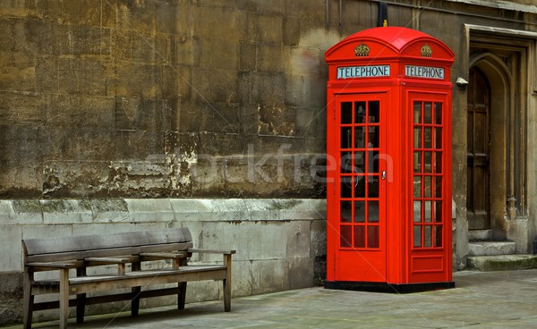 英国の 電話 ブース 赤 ボックス ロンドン ストックフォト © Vividrange